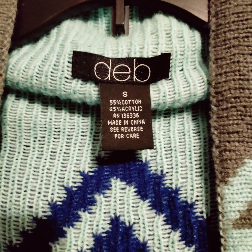 Geo Print Cardigan - Picture 2 of 3